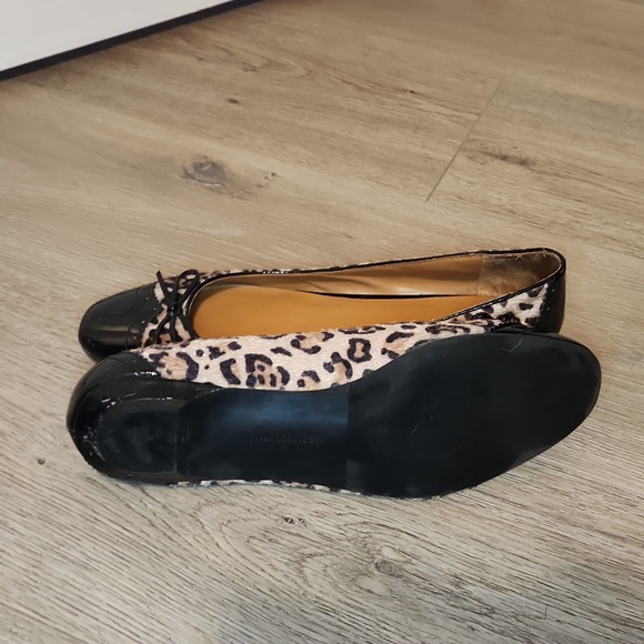 Leopard with Patent Leather Naturalizer Flats - Picture 3 of 5